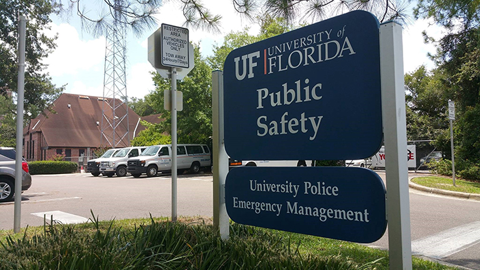 UF Department of Emergency Management image of sign